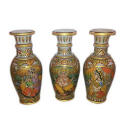 Manufacturers Exporters and Wholesale Suppliers of Marble Hand Painted Decorative Vase Bengaluru Karnataka Marble Hand Painted Decorative Vase